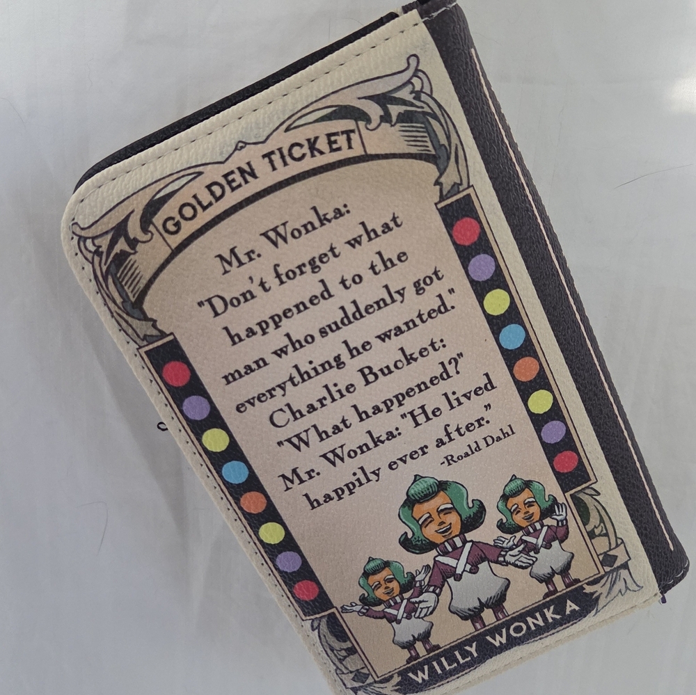 Charlie and the Chocolate Factory Book Clutch - Picture 2 of 4